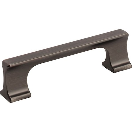 Jeffrey Alexander 96 mm Center-to-Center Brushed Pewter Sullivan Cabinet Pull 752-96BNBDL